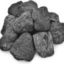 Stanbroil Lava Rock Granules - Decorative Landscaping for Fire Bowls, Fire Pits, Gas Log Sets, Indoor or Outdoor Fireplaces - 10 lb.Bag (2.75"-5") (Black)
