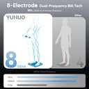 YUHUO Smart Scale for Body Weight, 8-Electrode Digital Bathroom Scale with BMI, Body Fat, Muscle Mass, Segmental Full Body Composition Analyzer, 28 Metrics Bluetooth App Sync, FSA&HSA Eligible