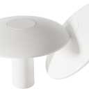 Pool Anchor Socket Cover Shields for Ladder and Handrails Pool Ladder Hole Covers and Railing Bases Accessories -White Set of 2