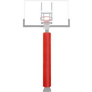 Basketball Pole Padding Heavy Duty Safety Pad for 3"- 5" Round Poles, Waterproof & Durable Garage, Basement, Outdoor Court Safety Pad (Red)