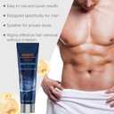 2026 New Painless Hair Removal Cream for Men, Fast-Acting Gentle Depilatory, Intimate & Body Depilatory Cream for Male Grooming, Moisturizing Soothing Formula