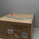 Stainless Steel Laundry Sink Undermount-Hovheir 21x18x12 Stainless Steel Utility Sink Undermount Sink 16 Gauge Single Bowl Deep Laundry Room Kitchen Sink (Brushed Nickel)