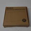 Extra Capacity Hanging File Folders, RAZCC 60 Pack Letter Size Reinforced Hanging Folders with Heavy Duty 2 Inch Expansion for Bulky Files, Filing Cabinet, Adjustable Tabs, Assorted Colors