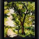 Creative Mark Illusions Floater Frame For 3/4" Deep Canvases - 20x24 Black - No Glass or Backing - Wood Composite Floating Illusion Frame for Canvas Paintings- With Hanging Hardware