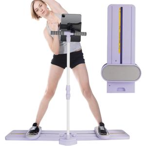 Ski Machine Exercise Equipment, Foldable Inner Thigh and Pelvic Floor Exercise Devices with Phone Holder, Ski Simulator Trainer for Women, Ideal for Toning, Fitness, and Core Strength
