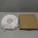 4 Packs Molded Nylon Ceiling Medallion for Light Fixtures and Ceiling Fans, 10"OD x 4"ID x 0.94"P (Fits Canopies up to7-1/4")White