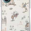 Vinatage Cowboy Case Compatible with iPhone 16, Wild West Country Case for iPhone 16, Cool TPU Shockproof Case Cover