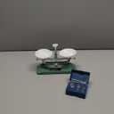 QWORK Balance Scale, 200g / 0.2g, Mini Laboratory Triple Beam Balance Beam Scale for Teaching Tool