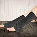 Loritta Womens Leg Warmers Winter Warm Knit Long Boot Socks Slouch Knee High 80s for Party