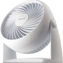 Honeywell TurboForce Air Circulator, Small Tabletop Fan, Quiet Personal Fan for Home or Office, 3 Speeds, 90 Degree Pivoting Head, White, HT-904