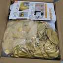 2 Sets Metallic Gold Balloon Column Stand Kit with 100 Balloons Adjustable Balloon Tower Stand with Bases for Floor Gold Confetti Balloons Column Kit for Shower Birthday Wedding Back to School Party