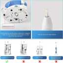 Replacement Toothbrush Heads for Waterpik Complete Care 5.0/9.0 (CC-01/WP-861), STRB-8WW, (8-Pack, White)