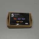 Professional Animal Stainless Steel 5 Color Guide Comb Set Compatible with andis Oster A5 wahl km10 10#/15#/30# Detachable BladeCutting Length 3mm-16mm