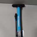 Topward Bicycle Tire Pump Portable, Hand Air Pump for Bike Exercise Balls Inflatables, Fits Presta & Schrader Valve, Bike Floor Pump with Ball Pump Needle for Soccer Volleyball Basketball Inflator (Blue)