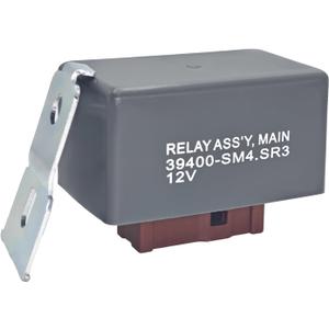39400-SM4-003 Fuel Pump Main Relay Compatible with 1992-2001 Honda Civic Accord & Acura CL TL Integra - Replaces 39400-S10-003 39400-S01-A01 39400-S1-000 39400-SR3-003 RZ-0088