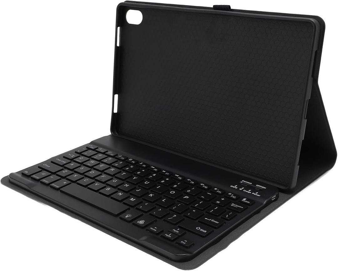 FOSA Tablet Keyboard Case, Tablet Cover Quiet Typing Detachable Keyboard for Tab P11 Plus 11in for Tab P11 (Black)