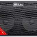 Coolmusic BP60D 120W Battery Powered Acoustic Guitar Amplifier,Portable Bluetooth Speaker with Reverb Chorus Delay Effect, 7 Inputs
