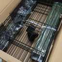 IZEUK 4-Tier Black Steel Storage Shelves, Heavy Duty Utility Wire Rack Organizer for Kitchen, Office, Home, 1000 lbs, 13.7" D x 23.6" W x 53.4" H
