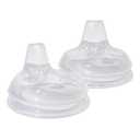Botabee Soft Spout Sippy Cup Bottle Nipples for Comotomo Baby Bottle, Pack of 2 - Fits 5 Ounce & 8 Ounce Bottles | Transition Nipples Convert Baby Bottle to Sippy Cup | Includes Nipple Storage Case