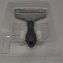 FURminator Dog/Cat Grooming Rake, Grooming Tool, Removes Loose Hair and Tangles, Gray