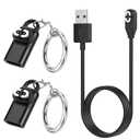 3.3ft Charging Cable Replacement for AfterShokz Aeropex AS800/OpenComm/OpenRun/OpenRun Pro, Magnetic Fast Charger Cord for Shokz Aeropex Bone Conduction Headphones with 2 Pack Type-C Adapter