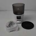 IMIPAW Automatic Cat Feeders, 3L Timed Cat Dry Food Dispenser with Desiccant Bags, Dual Power Supply, Programmable Portion Size, 6 Meals, 20 Portions Per Day, Auto Pet Feeder for Cats and Small Dogs (White)