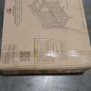 Dream On Me Jayden 4in1 Mini Convertible Baby Crib & Changer with Storage in White, Pinewood, GreenGuard Gold & BSA, 1 Mattress Pad, 3 Mattress Heights, Converts to Mini Day & Twin-Size Bed