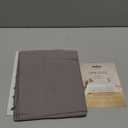 Bambaw 100% Viscose Derived from Bamboo Pillow Cases Queen Size Set of 2, Queen Cooling Pillow Cases with Envelope Closure, Breathable & Super Soft Pillow Cases, Anti Acne Pillow Cases (Dark Gray)