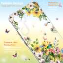 for Samsung Galaxy S26 Plus Case S26+ Case[Marble Slim]+[Anti-Drop Shockproof Protective] Soft TPU Women Stylish Phone Covers 6.7 Inch (Flowers Sea)