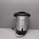 Hamilton Beach 45 Cup Coffee Urn and Hot Beverage Dispenser, Silver (EXP 09/26/36)