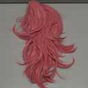 Pink Cosplay Wig for Men - Shoulder Length Anime Cosplay Wigs for Mens Halloween Costume Party (Pink)