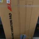 Sperax Walking Treadmill Pad with APP, 3 in 1 Under Desk Treadmill, 400W Low Noise Walking Vibration Pad with Remote Control,Portable Treadmills for Home Office (Red)