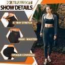 FULLSOFT 3 Pack Black Leggings for Women Non See Through-High Waisted Tummy Control Workout Clothes for Women Running Yoga Butt Lifting Plus Size Spandex Tights Pants(3 Pack Black,2XL-3XL)