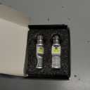 HONLEEX 2pcs AC9-48V P15D H6M LED Motorcycle Headlight Bulbs 1800LM Super Bright 4xCOB Chips High/Low Beam LED Lamps for ATVS YFM350 450 400 660 700 Raptor.Xenon White.6500K.