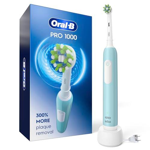 Oral-B Pro 1000 CrossAction Electric Toothbrush, Green