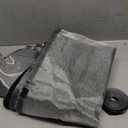 Magnetic Door Screen, Durable Reinforced Anti-Tear Mesh Self-Closing Curtain, Heavy Duty Screen Door with Full Frame Hook & Loop, Fit Door Size 38 x 82 Inch (Sliver)