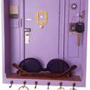 Friends Key Holder for WallFriends Tv Show Merchandise GiftsEasy Installation Key Rack for Entryway and Home DecorWall Decor Organizes Keys and Purses While Enhancing Your Rooms Look (Wood)