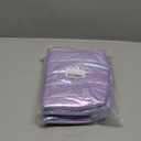 Hiroyuki Iridescent Quilted Makeup Bag (LOVE, purple) 2 Pack