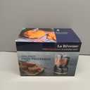 La Reveuse Electric Mini Food Processor with 200 Watts 2-Cup Prep Bowl for Mincing Chopping Grinding Blending Pureeing (Metallic Grey)