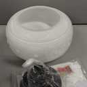 Semi Flush Mount Ceiling Light, Milk Glass Shade Modern Ceiling Light Fixture, Vintage Black Lighting for Hallway Bedroom Entryway Kitchen Porch