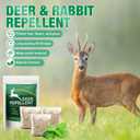 16 Pack Natural Deer Repellent Pouches, Peppermint Deer Repellent Keep Deers Out from Outdoor Tree Yard Attic Garden House, Long-Lasting Protection, Safe for Dogs and Children