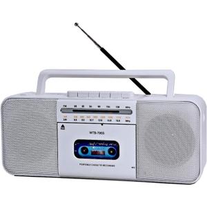 Cassette Tape Player Recorder Boombox with Bluetooth, AM/FM/SW Radio, Record to Cassette/USB/SD, Premium 10W Sound, AC/DC Powered, Portable Cassette Player
