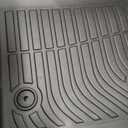 ANBINGO for Chevrolet Silverado EV 2024 2025 2026 Floor Mats, All Weather TPE Car Mats, 1st & 2nd Rows Waterproof Non-Slip Floor Liner, Silverado EV Accessories - Black