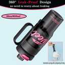 youcanplato 30oz Tumbler with Handle and Straw Lid-Made with Tritan,BPA Free Water Bottle-Spill Proof Plastic Tumble for Women and Men-Water Cup with Tea Funnel,Leak Proof (Black)