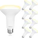 DEGNJU 8 Pack BR30 LED Bulb, Dimmable Indoor Flood Lights 7W Equivalent 65W 2700K Soft White, CRI80, 650 LM, E26 Base, 15000 Lifetime Hours, Interior Energy Saving Recessed Light Bulb, Flicker-Free