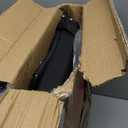 Stadium Seat for Bleachers with Back Support and Wide Padded Cushion Stadium Chair - Includes Shoulder Strap and Cup Holder (Black)