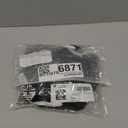 Saodimallsu Womens One Piece Swimsuit Vintage Ribbed Slimming High Cut Color Block Button Square Neck Bathing Suit (X-Small, Black)