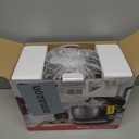 Kitchen in the box Stand Mixer,3.2Qt Small Electric Food Mixer,6 Speeds Portable Lightweight Kitchen Mixer for Daily Use with Egg Whisk,Dough Hook,Flat Beater (Black)