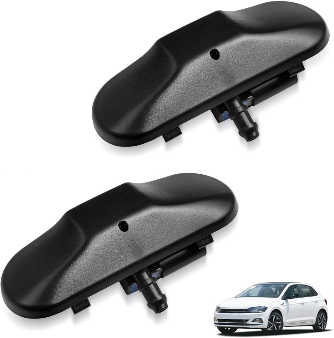 Uselection 2KD955986 Windshield Washer Nozzle for Spray Heated for Volkswagen Touareg Golf Beetle Passat 5M0955986C9B9 5G09559869B9