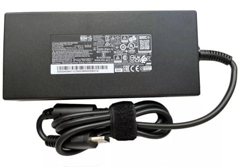 240W 20V-12A Laptop Charger A20-240P2A Compatible for MSI GE66 GE76 Raider GP66 GP76 Leopard,Stealth GS77 12UHS 12UH 12UGS 12UG 12UE,12UHS 12UH 12UGS 12UG 12UE USB tip
